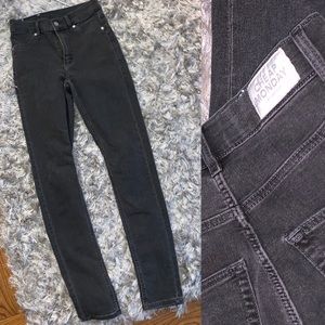 Like New Cheap Monday Gray Skinny Jeans